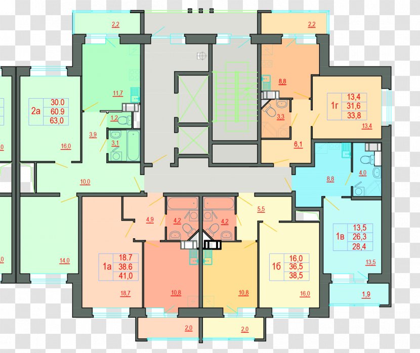 Floor Plan Pattern - Elevation - Design Transparent PNG