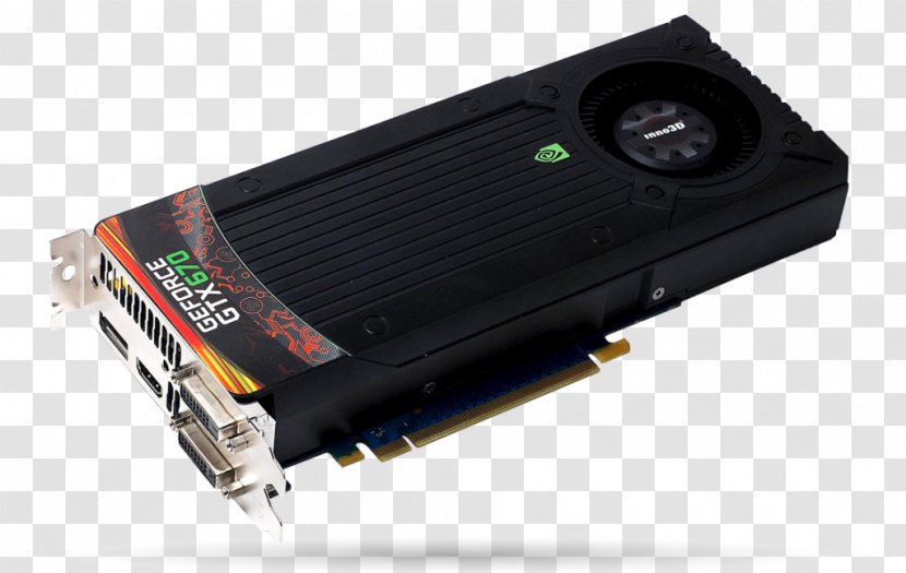 Graphics Cards & Video Adapters GeForce GTX 670 Processing Unit Nvidia CUDA - Computer Component Transparent PNG