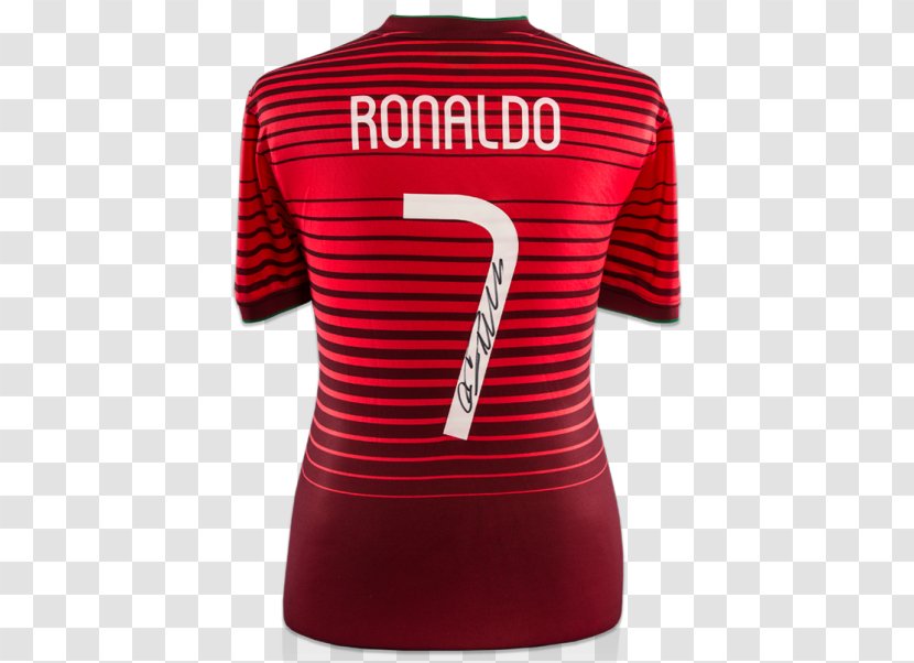 Portugal National Football Team Real Madrid C.F. T-shirt Jersey Autograph - Number Transparent PNG