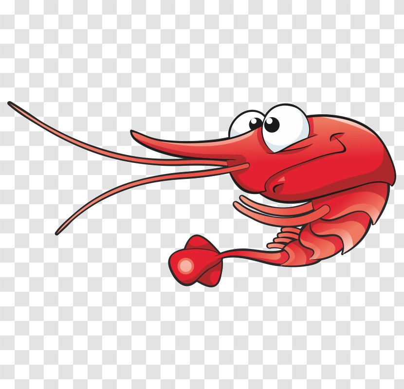 Cartoon Drawing Clip Art - Heart - Shrimp Transparent PNG