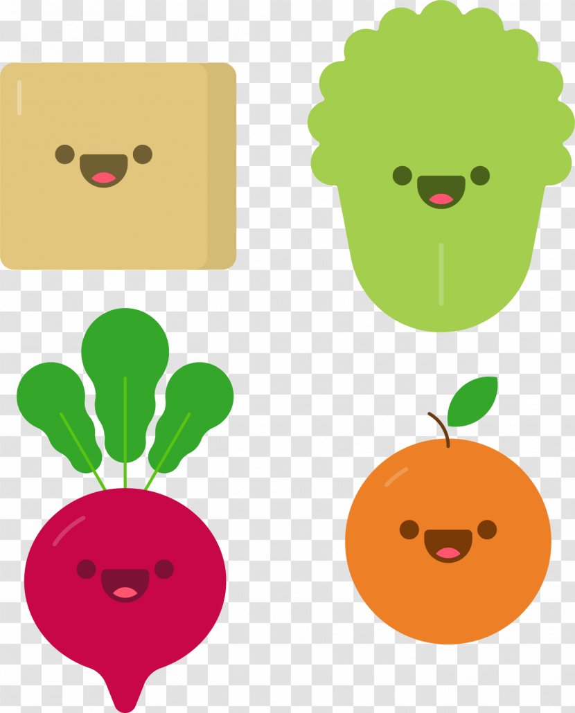 Vegetable Food Cartoon Auglis - Flat Design - Element Vector Vegetables Transparent PNG