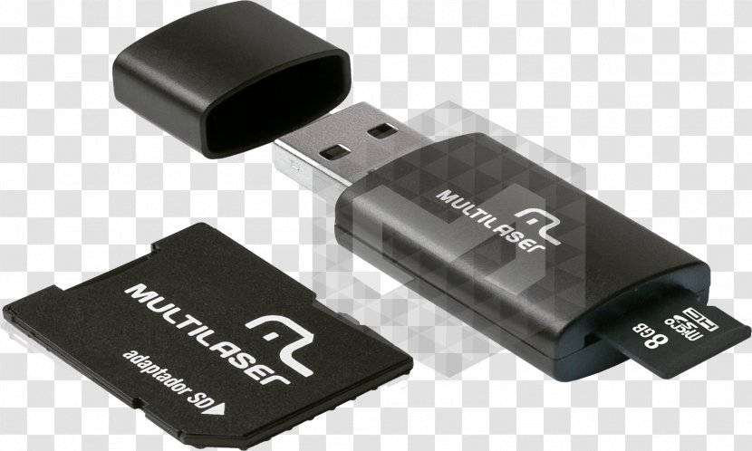 MicroSD USB Flash Drives Memory Cards Multilaser Secure Digital - Gigabyte Transparent PNG