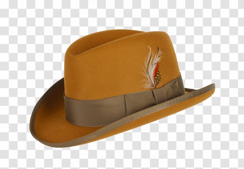 Fedora Hat Sombrero Feather - Headgear Transparent PNG