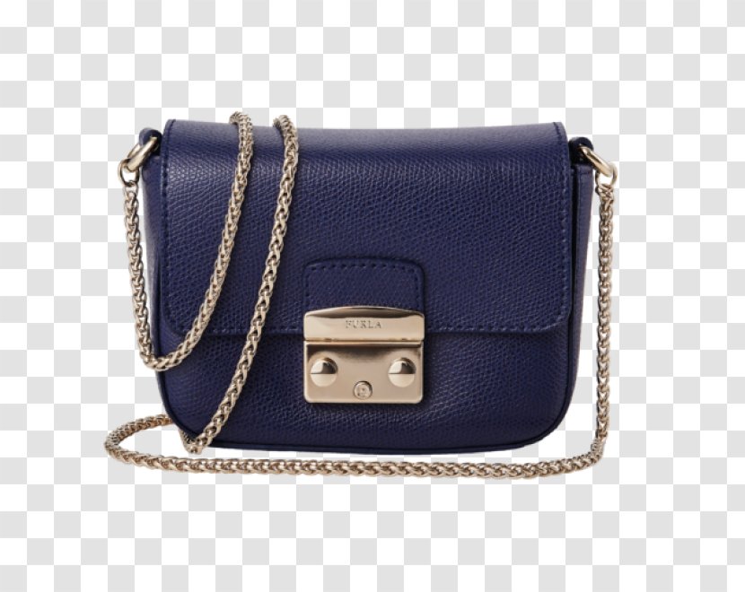 Handbag Leather Furla Metropolis Cross Body Bag - Electric Blue - Handbags Transparent PNG