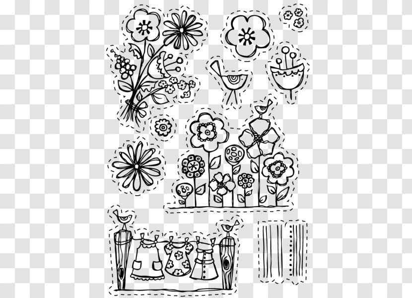 Floral Design Laundry Postage Stamps Visual Arts - Flower - Elizabethan Gardens Transparent PNG
