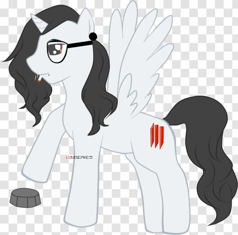 Pony Disc Jockey Horse Derpy Hooves - Watercolor Transparent PNG