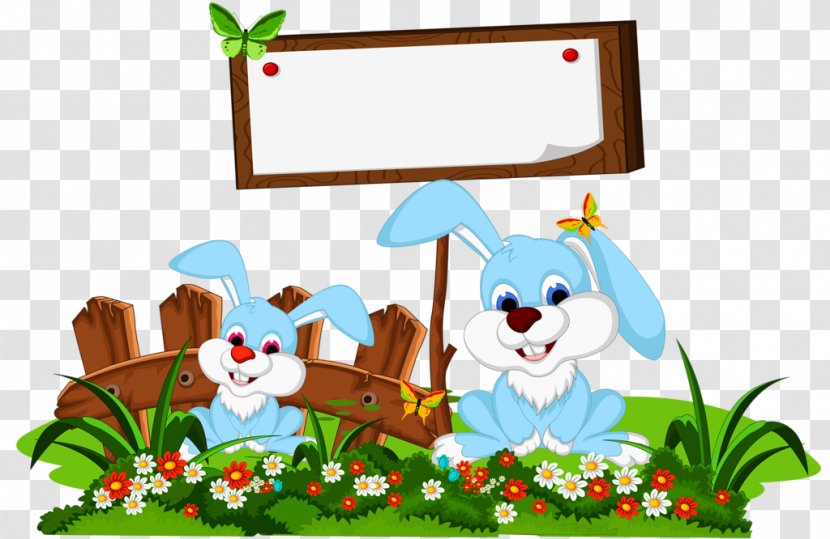 Easter Bunny Cartoon Rabbit Transparent PNG