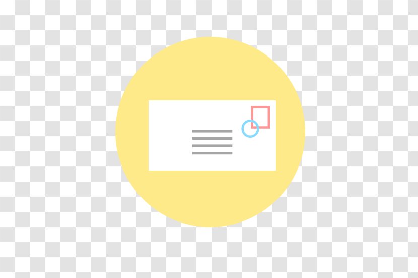 Download Icon - Yellow - Envelope Seal Transparent PNG