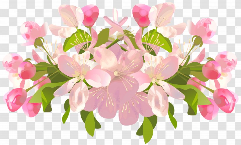 Flower Spring Clip Art - Floral Design - Tree Flowers Transparent Image Transparent PNG