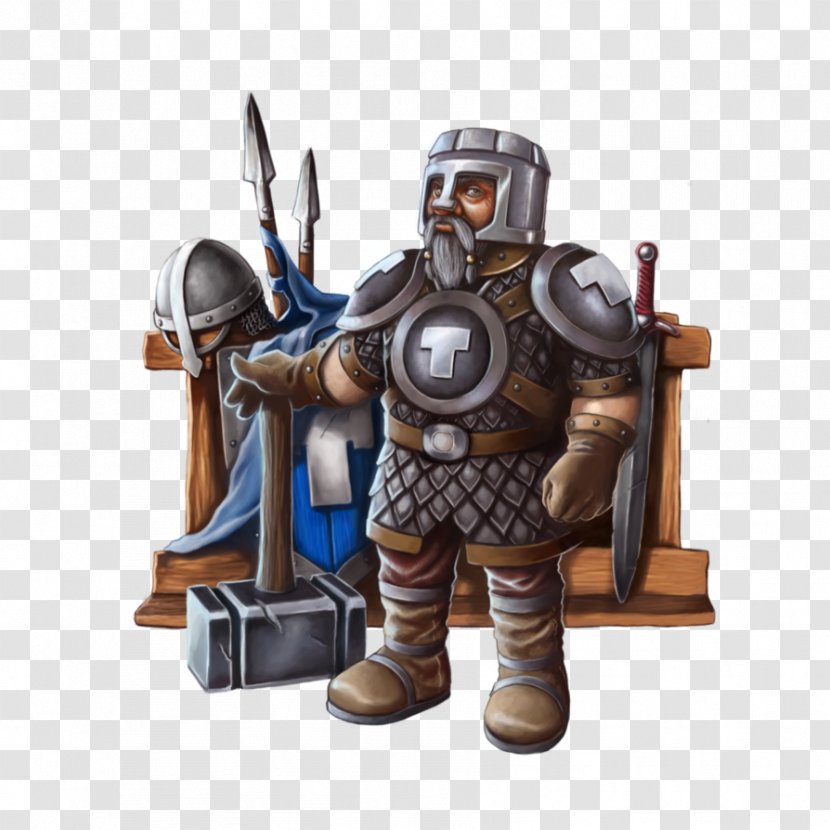 Knight Dwarf Warrior Art Transparent PNG