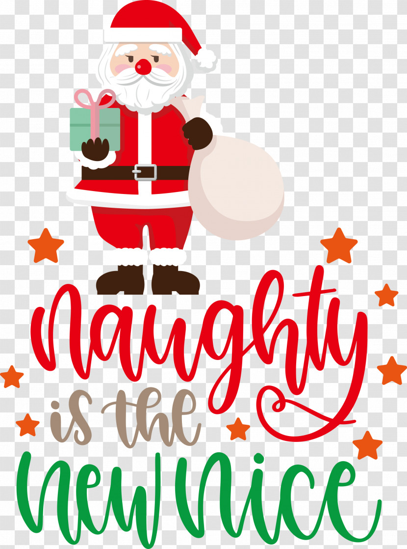 Naughty Chrismtas Santa Claus Transparent PNG