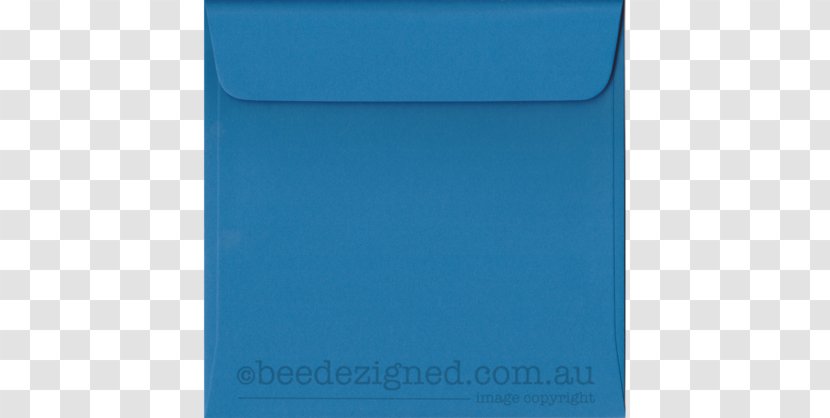 Turquoise Rectangle - Cobalt Blue - Paper Peel Transparent PNG