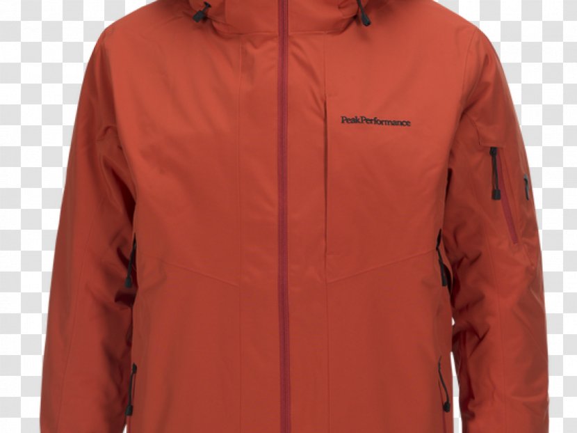 Jacket Polar Fleece - Orange Transparent PNG