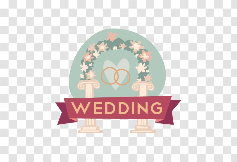 Wedding Reception Illustration - Creative Flower Door Transparent PNG