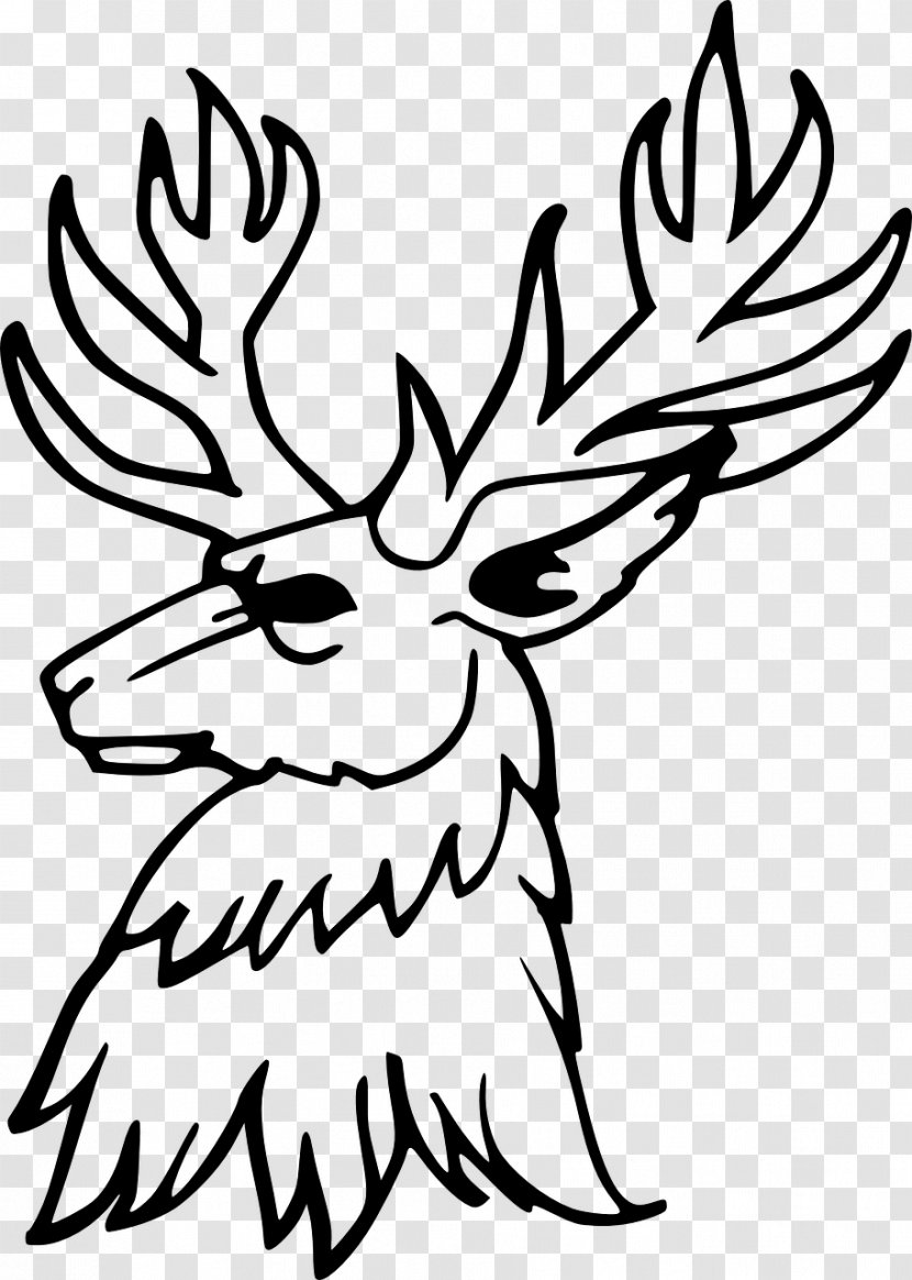Clip Art Vector Graphics Deer Drawing - Leaf - Party Portugal Stag Transparent PNG