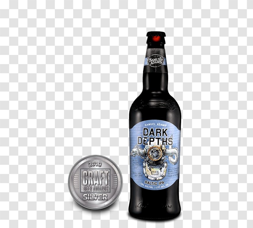 Stout Samuel Adams India Pale Ale Beer Bottle - Bock - Dark Transparent PNG