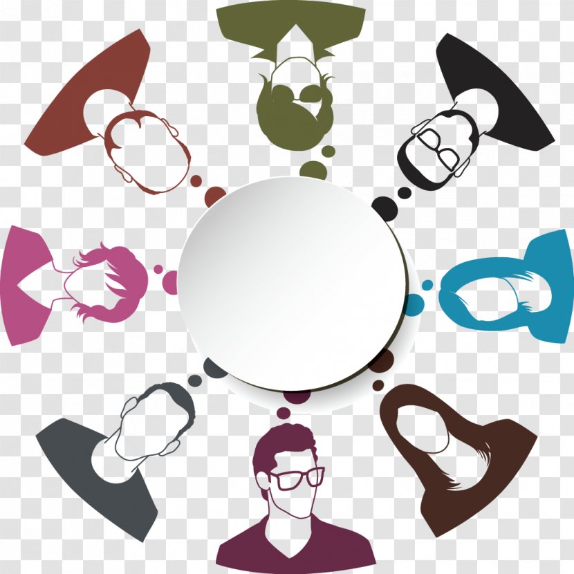 Adobe Illustrator Computer Network - Clip Art - A Group Of People Transparent PNG