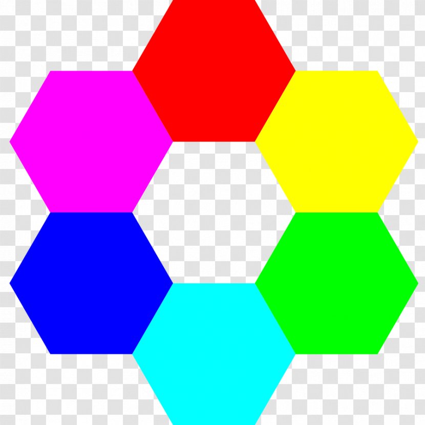 Color Hexagon Rainbow Clip Art - Free Content - Shenanigans Cliparts Transparent PNG