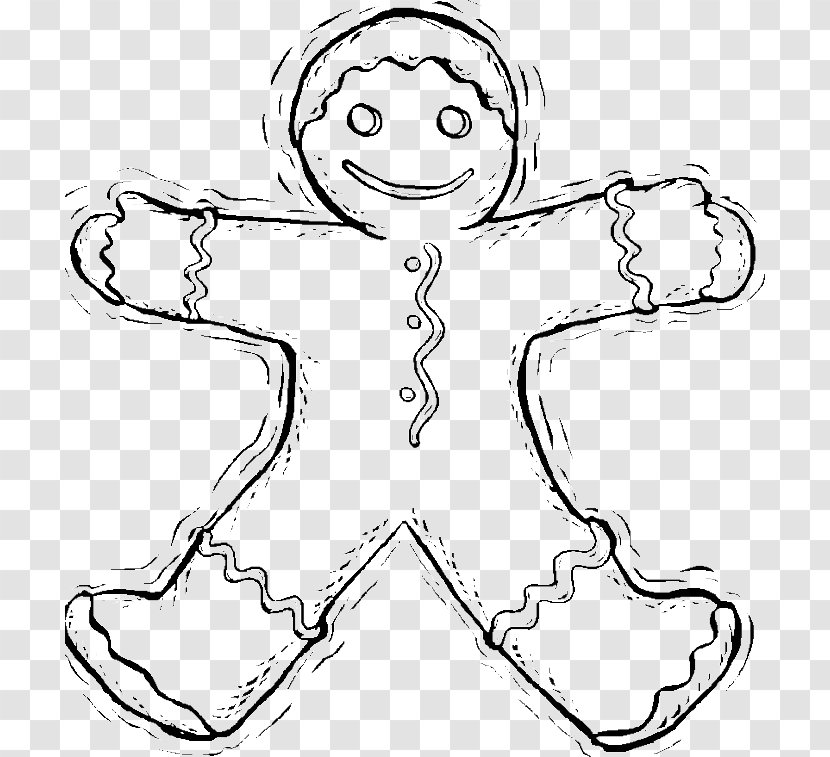 Coloring Book Child Drawing Gingerbread Baby - Silhouette - Marcus Garvey Transparent PNG