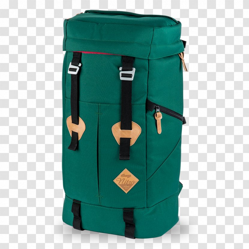 Backpack Bag Nitro Snowboards Liter - Green Transparent PNG