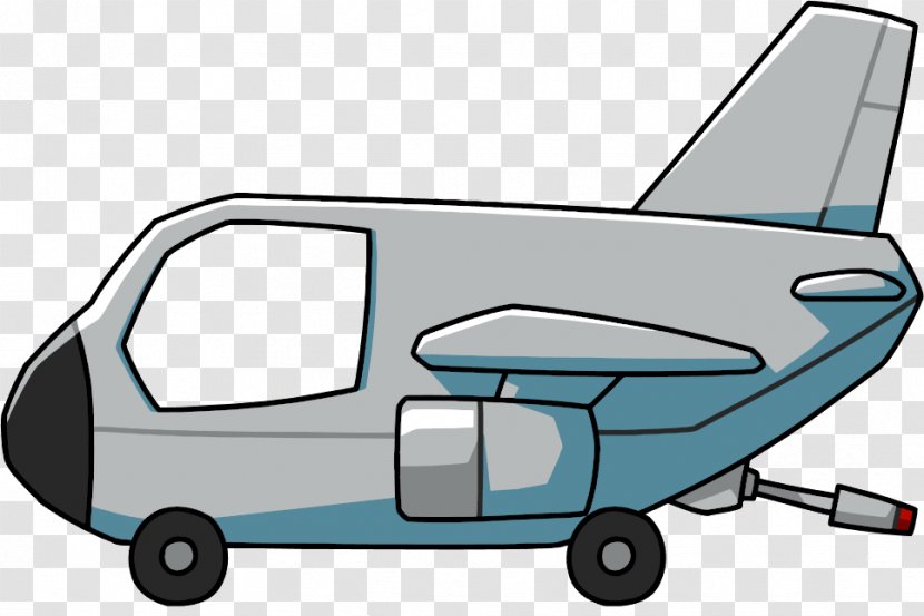 Airplane Scribblenauts Fixed-wing Aircraft Clip Art - Wing - Plane Transparent PNG