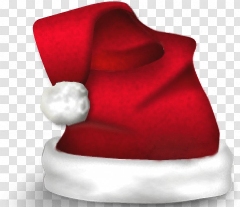Santa Claus Hat - Neck - Red Transparent PNG