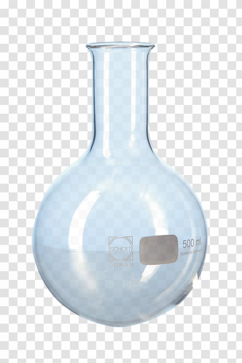 Laboratory Flasks Glass Duran Round-bottom Flask - Barware Transparent PNG