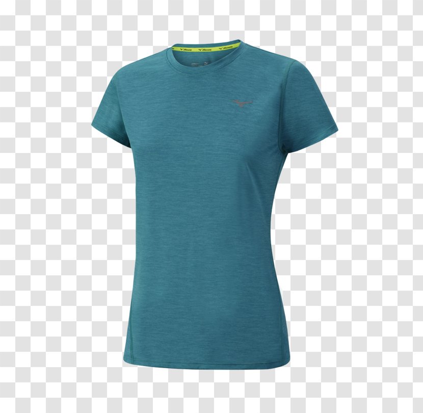 T-shirt Sleeve Neck Product - Turquoise Transparent PNG