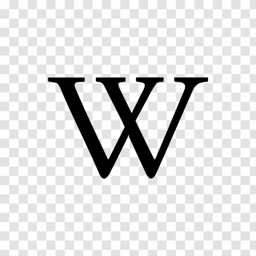 Wikipedia Logo Wikimedia Foundation - Black And White Transparent PNG