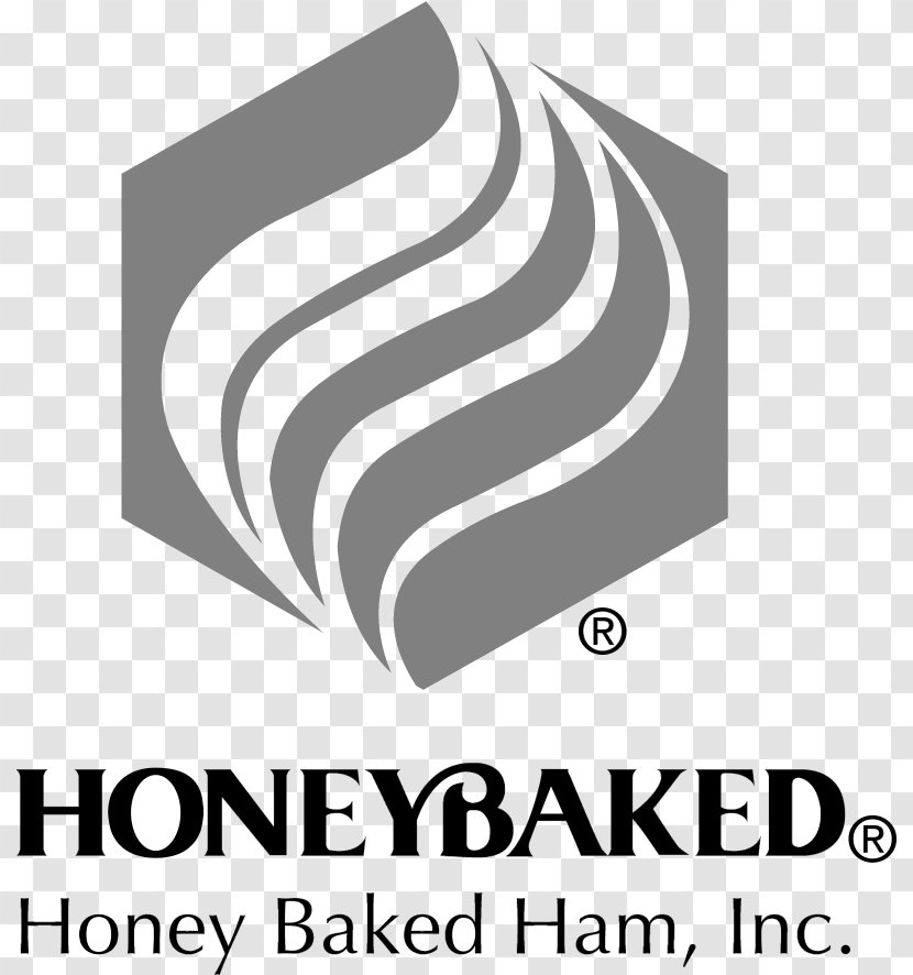 Logo HoneyBaked Ham PDF Brand - Black And White - Baked Transparent PNG