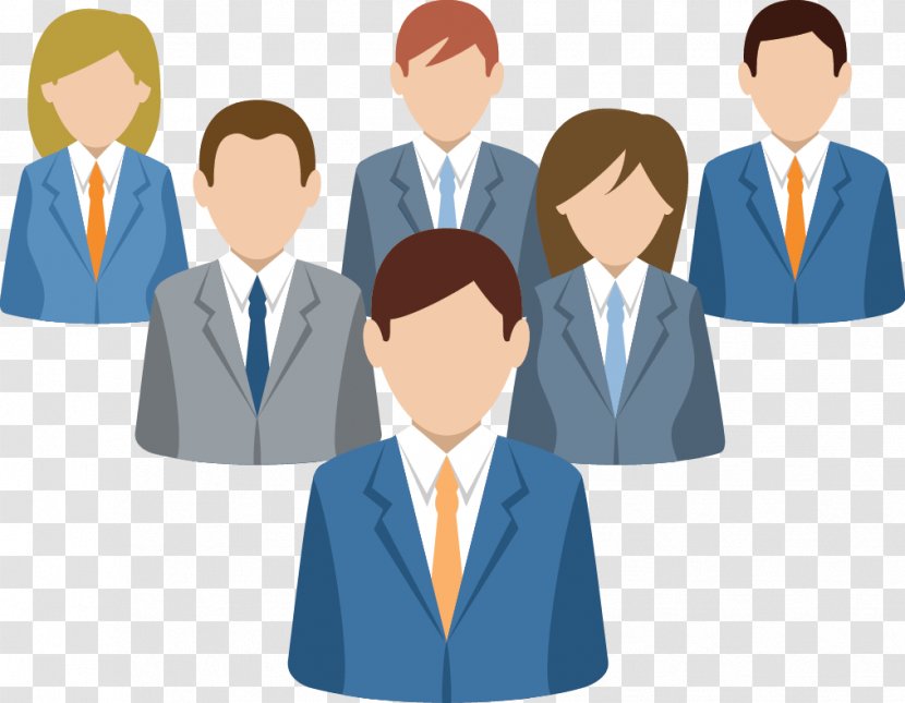 Group Of People Background - Company - Suit Transparent PNG