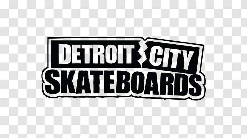 Detroit City Skateboards Logo Graphic Design - Waterford Township Transparent PNG