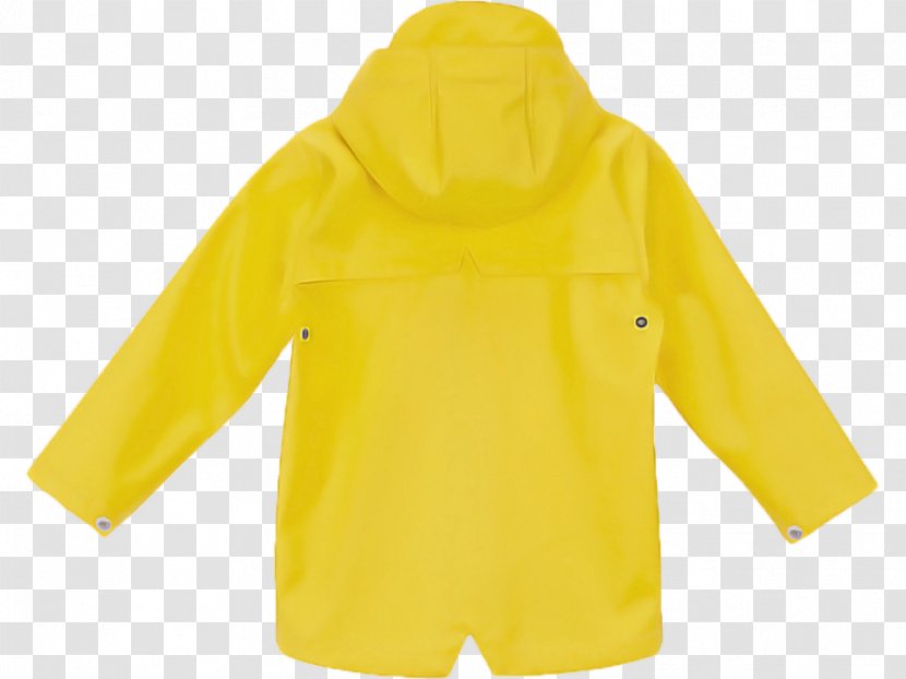Clothing Yellow Outerwear Hood Sleeve - Top Rain Suit Transparent PNG