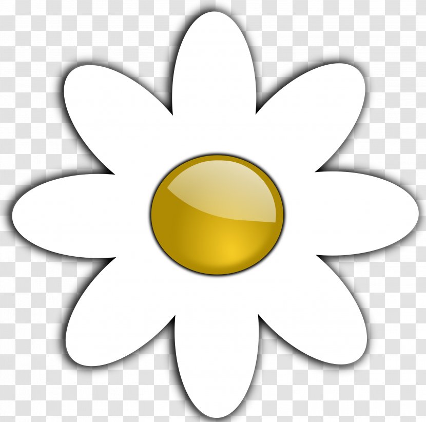 Common Daisy Coloring Book Flower Black And White Clip Art - Line - Picture Of Daisies Transparent PNG