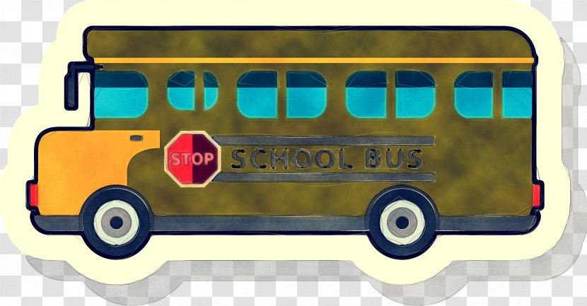 School Bus - Transport - Model Car Transparent PNG