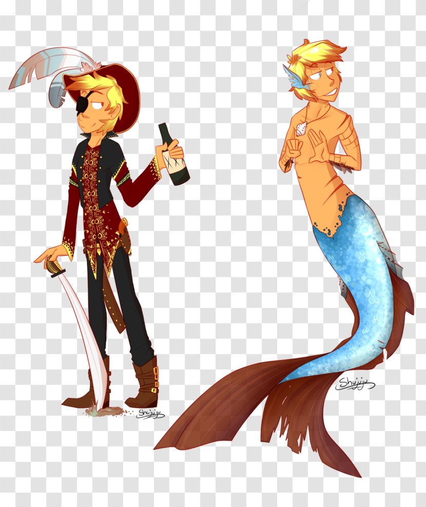 Dipper Pines Bill Cipher Siren Mermaid Legendary Creature - Goldberg Transparent PNG