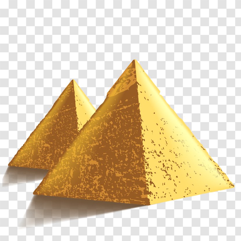 Egyptian Pyramids Giza Pyramid Complex Illustration Transparent PNG