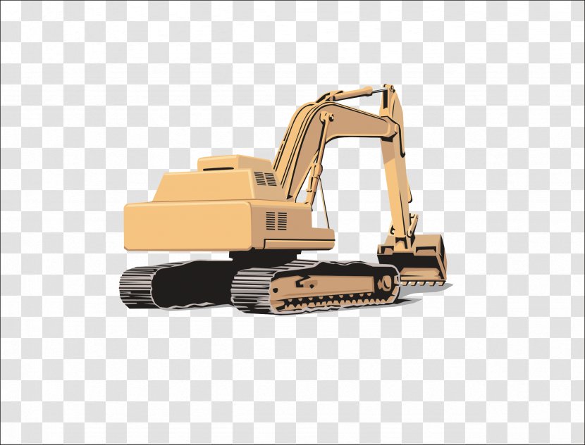 Machine Backhoe Loader Crane Work Architectural Engineering - Bulldozer - Excavator Transparent PNG
