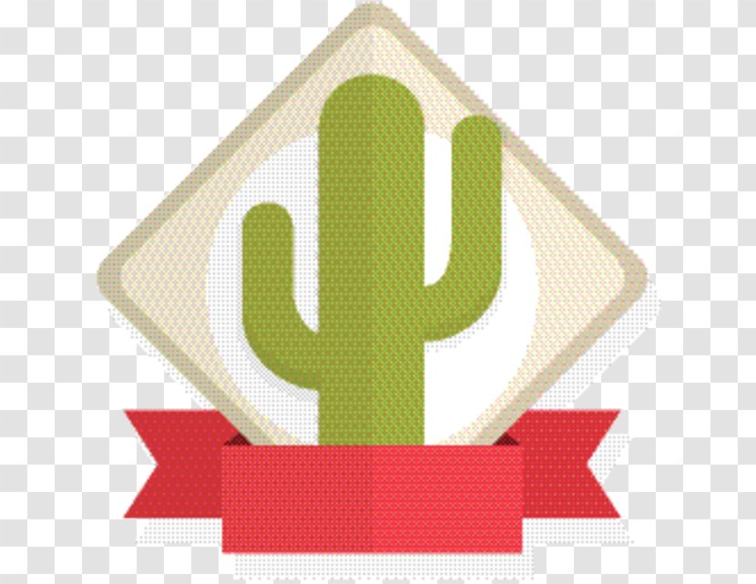 Cactus Cartoon - Logo - Emblem Label Transparent PNG