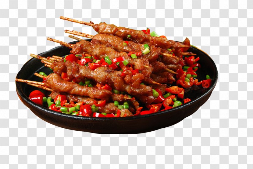 Sichuan Cuisine Malatang Hot Pot Scallion - Vegetable - Red Pepper Green Onion Mixed With Spicy Kebabs Transparent PNG