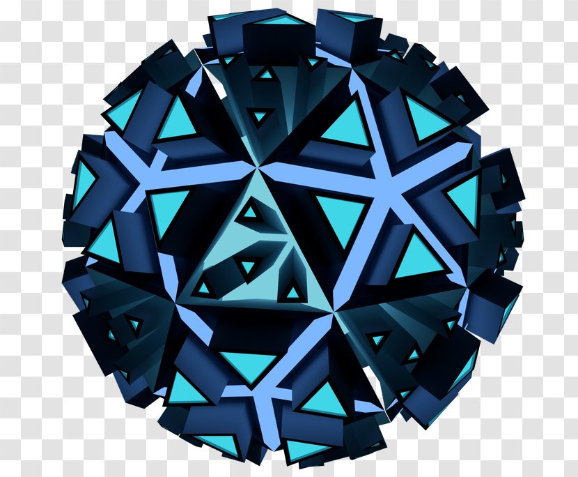 Internet Symmetry Pattern - Blue - Design Transparent PNG