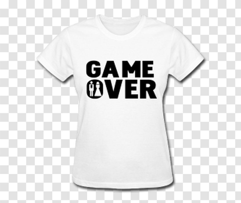 T-shirt Spreadshirt Clothing Bride - Cotton - Wedding Game Over Transparent PNG