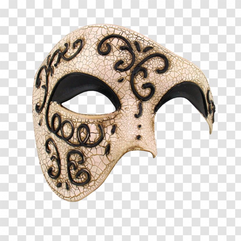 The Phantom Of Opera Masquerade Ball Mask Face Costume - Party Transparent PNG