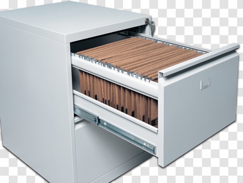 Drawer File Cabinets Furniture - Filing Cabinet - Folders Transparent PNG