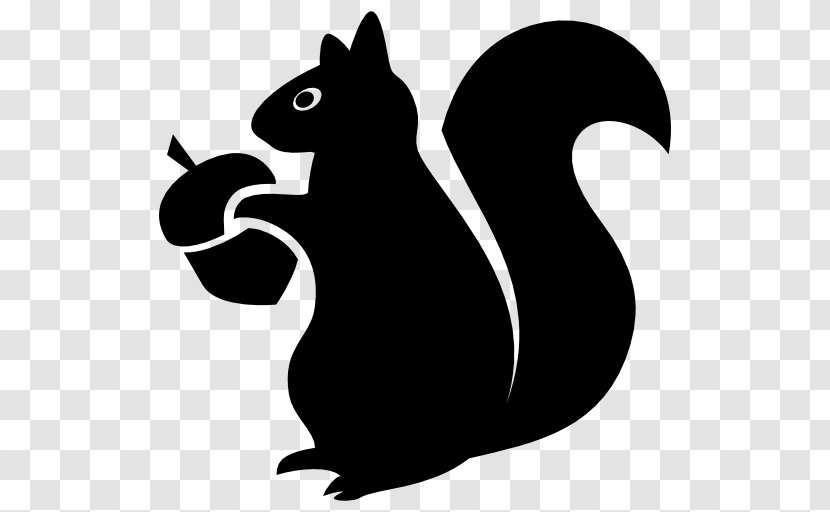 Squirrel Silhouette Clip Art Transparent PNG