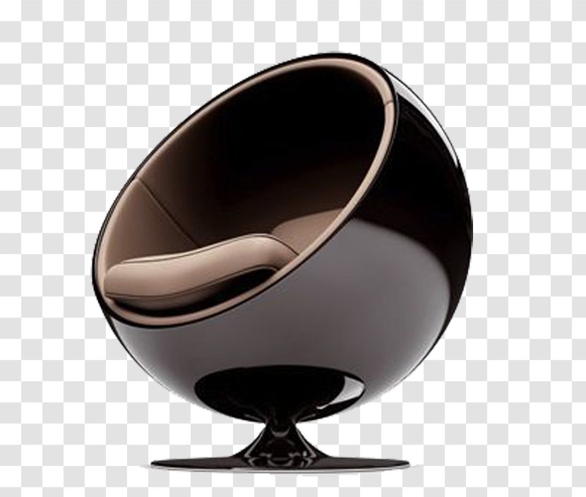 Ball Chair Table Couch Living Room - Seat - Black Transparent PNG