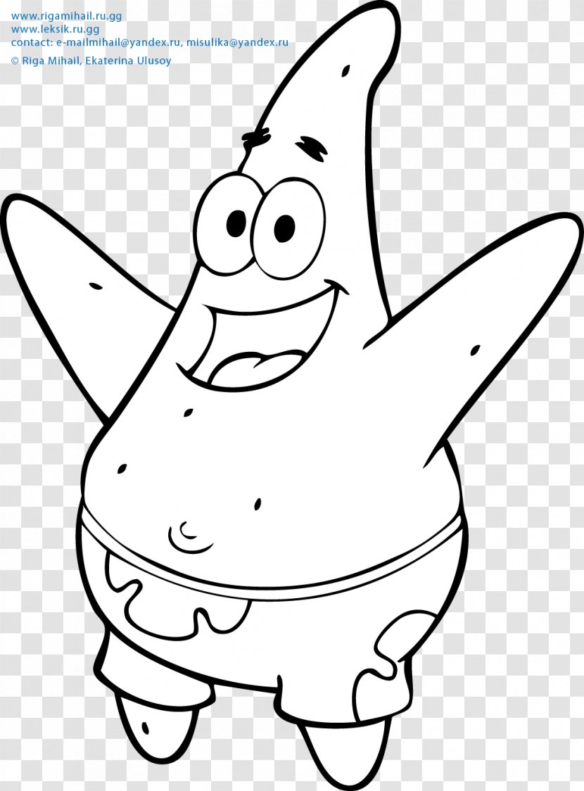 Patrick Star Coloring Book Child Animation - Cartoon - Heart Transparent PNG
