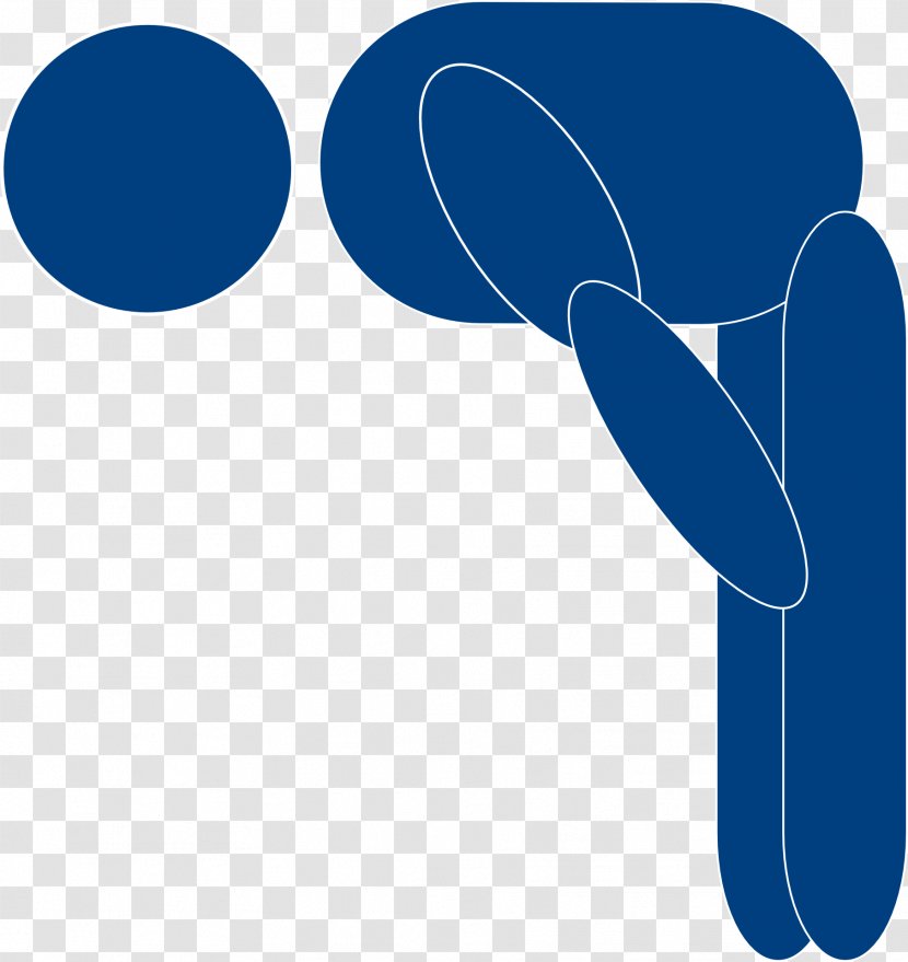 Bowing Kneeling Prayer Clip Art - Electric Blue - Logo Transparent PNG