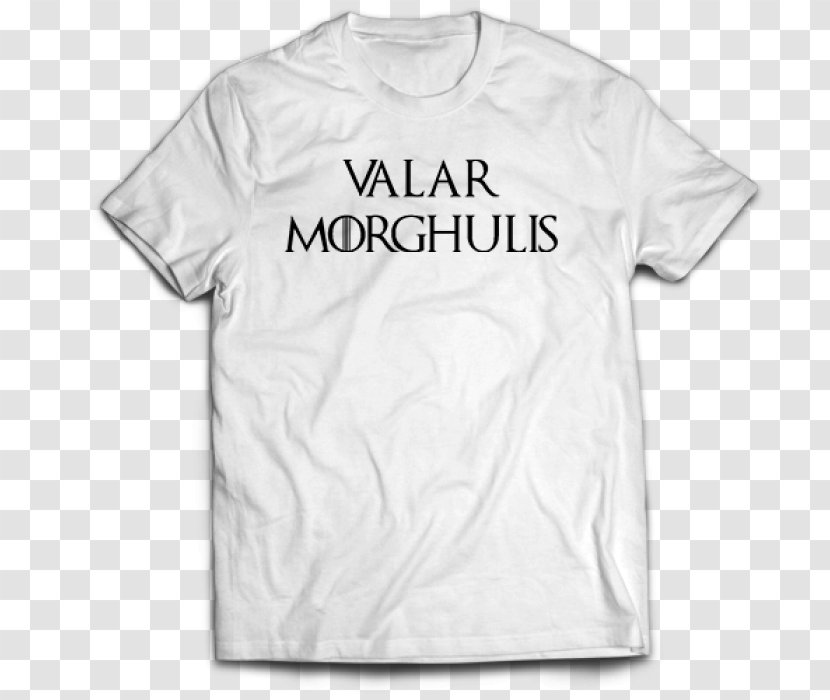 T-shirt Clothing Top Online Shopping - Text - Valar Morghulis Transparent PNG
