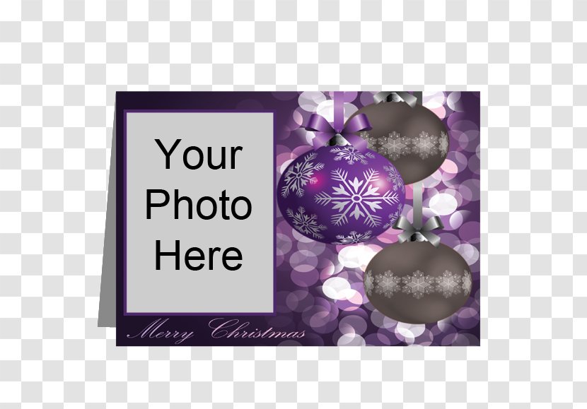 Printing Canvas Print Photo-book Gift - Magenta - Purple Christmas Card Transparent PNG